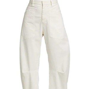 Nili Lotan Shon Wide-Leg Pants in White